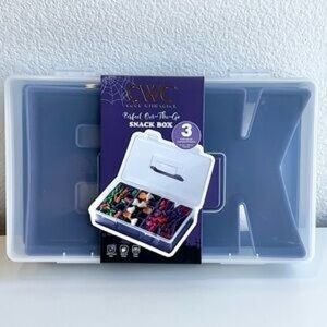 CWC Clear and White Snack Box